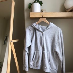 Brandy Melville Zip Up Sweatshirt